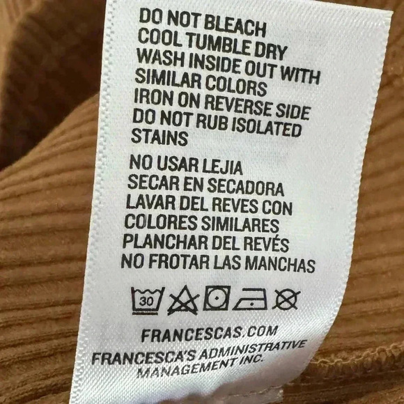 NWT Francesca's Womens Medium Beige Tank Dress Sleeveless Ribbed Knit Midi - Picture 13 of 14